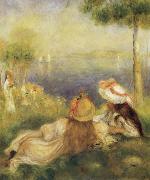 Pierre Renoir Young Girls at the Seaside oil painting picture wholesale